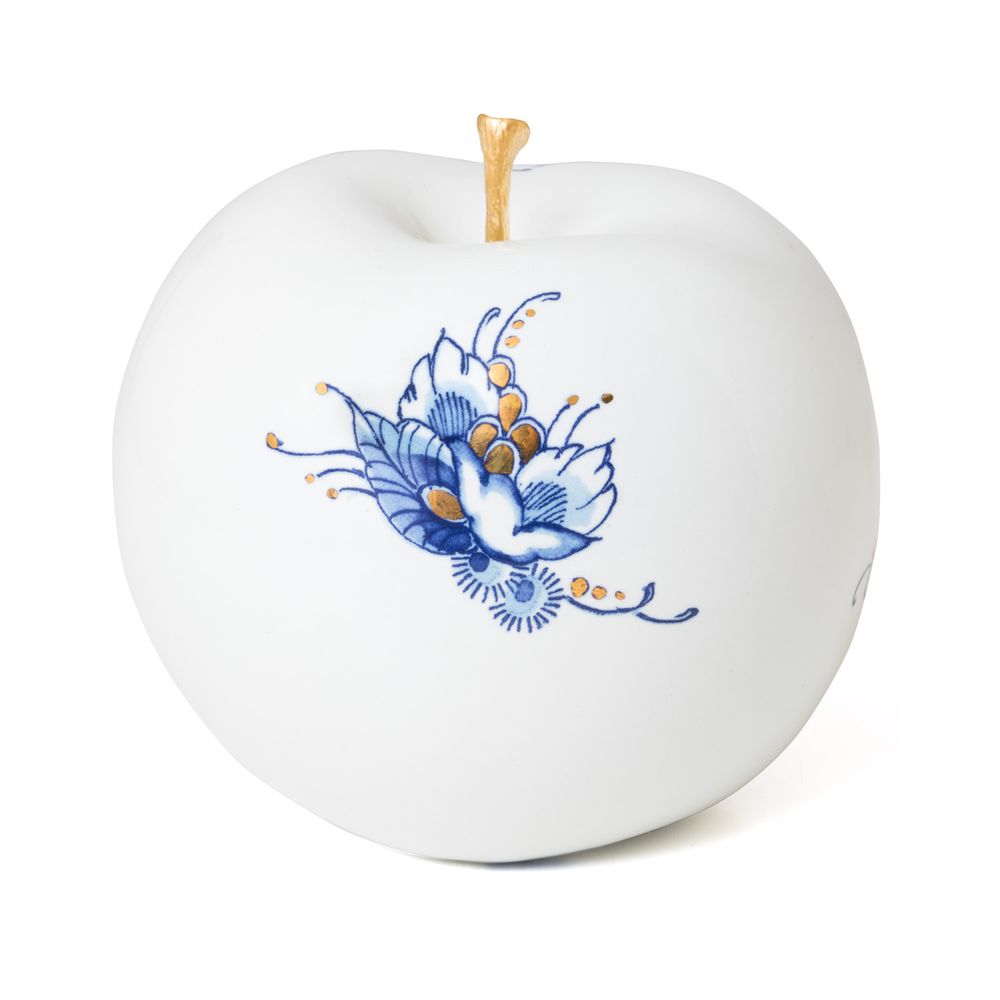 Objets design - ROYAL DOTS FLEUR ø 12 CM objet décoratif - ROYAL BLUE COLLECTION®