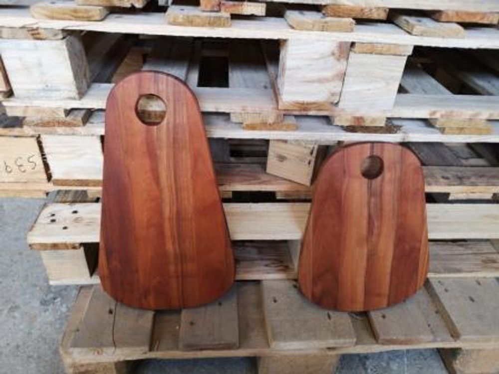 Decorative objects - Cutting board long  round "dewdrop" - LIVING MEDITERANEO