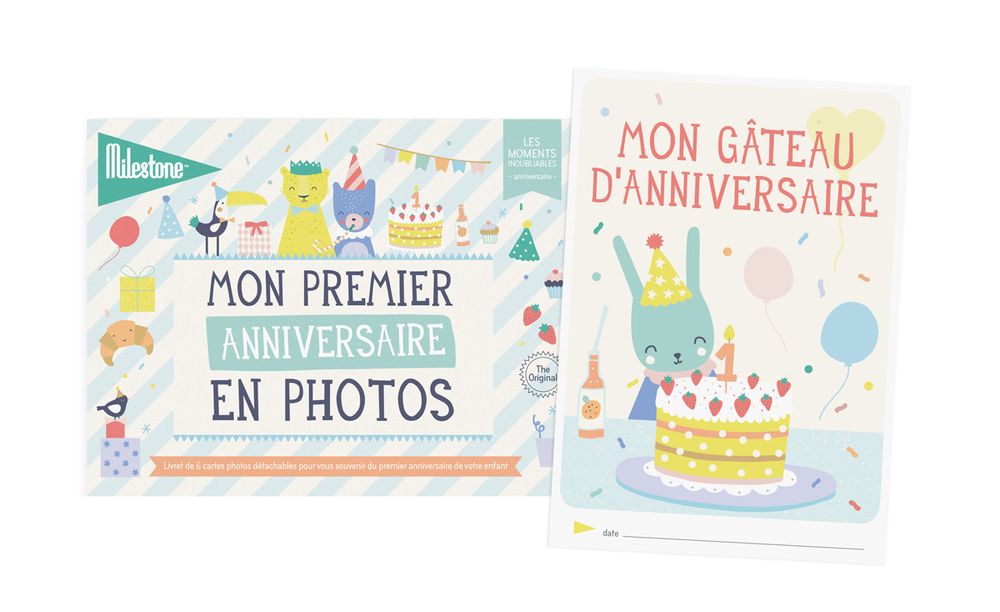 Children's arts and crafts - Baby Photo Card Booklets - Milestone TM - MILESTONE TM