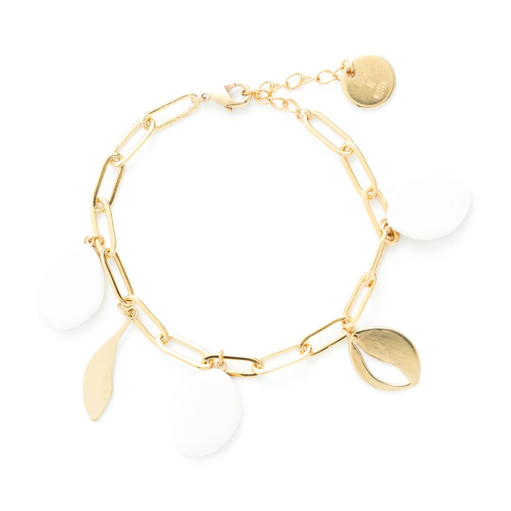 Jewelry - Olea porcelain medals bracelet - JOUR DE MISTRAL