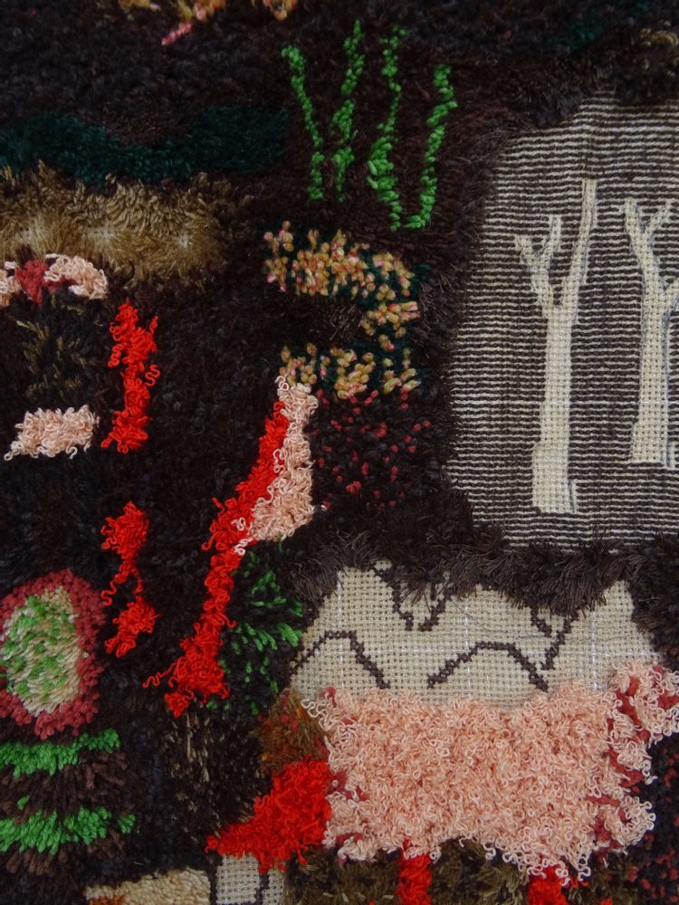 Tapis - Luc trees (tapis mural – 202) - SARA PEREIRA ATELIER