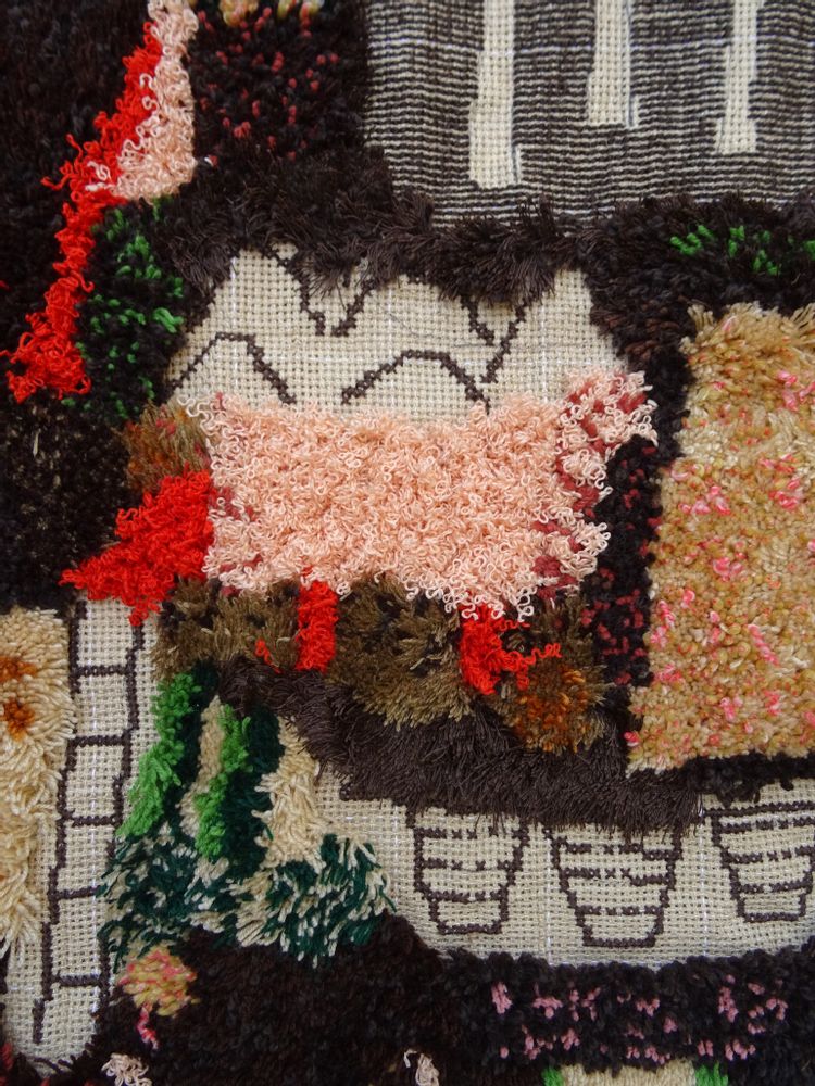 Tapis - Luc trees (tapis mural – 202) - SARA PEREIRA ATELIER