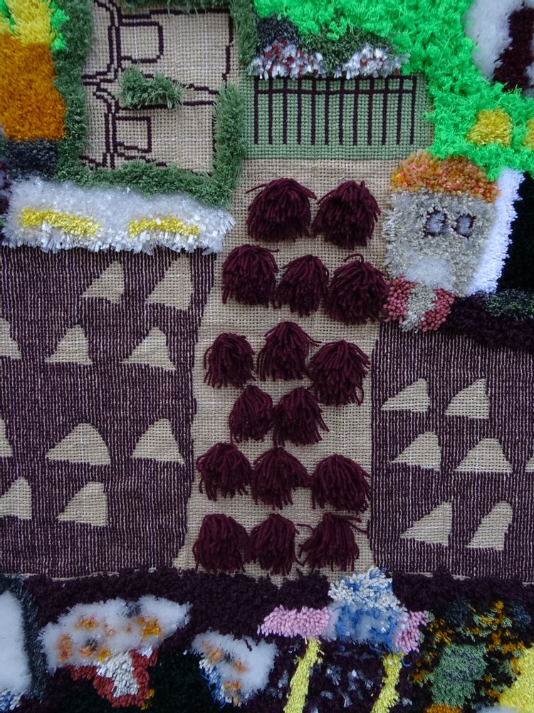 Decorative objects - Village (wall rug – 216) - SARA PEREIRA ATELIER