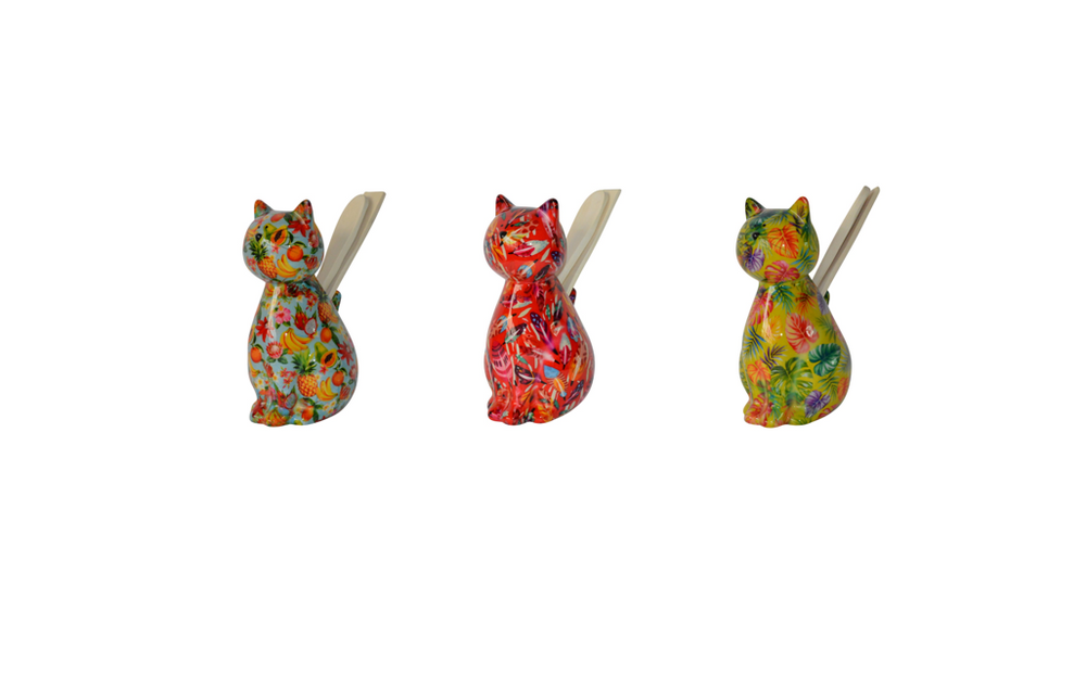 Céramique - Porte Ustensiles Chat - POMME-PIDOU