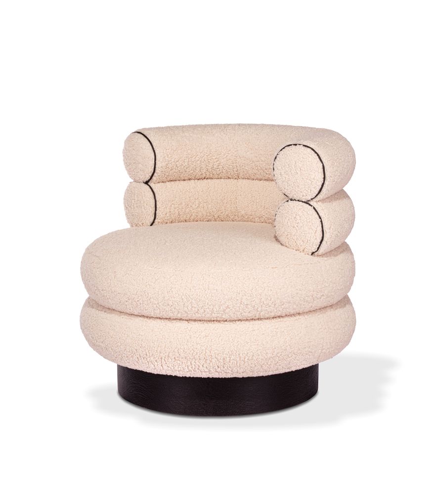 Fauteuils - JASMINE SWIVEL ARMCHAIR - ROYAL STRANGER