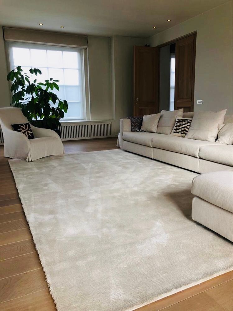 Tapis contemporains - LILA Tapis - Couleur Beige 909 - SECRETS OF LINEN