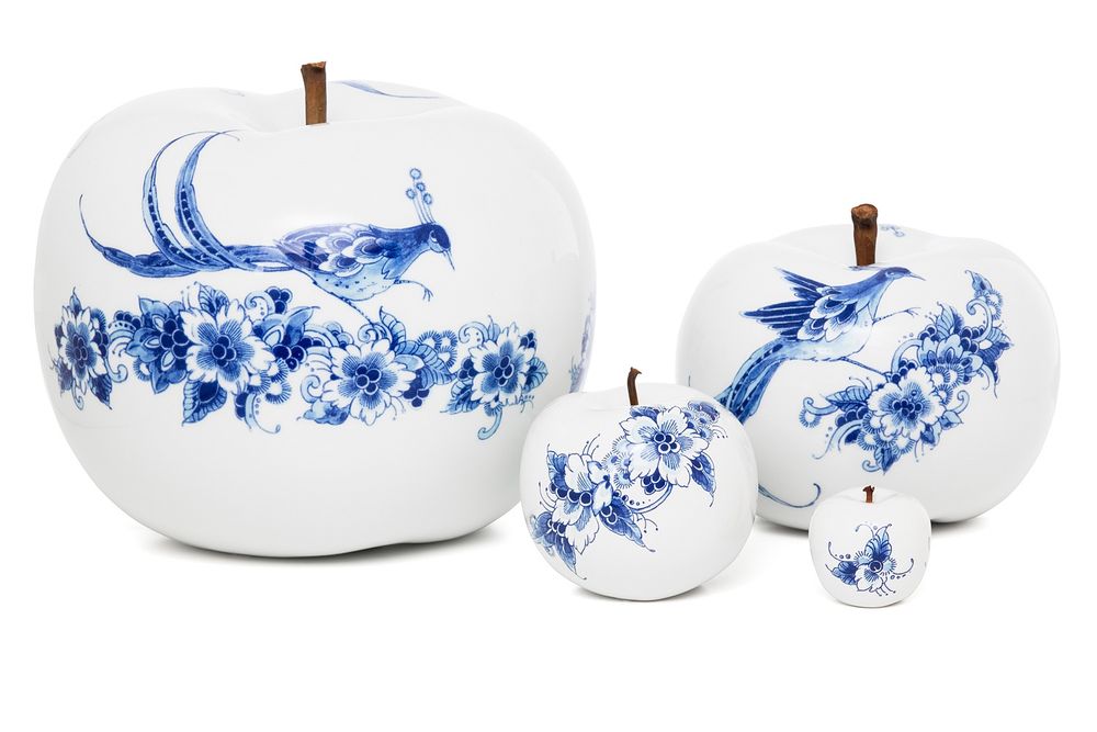 Design objects - NATURE FLEUR decorative item ø 29 CM - ROYAL BLUE COLLECTION®