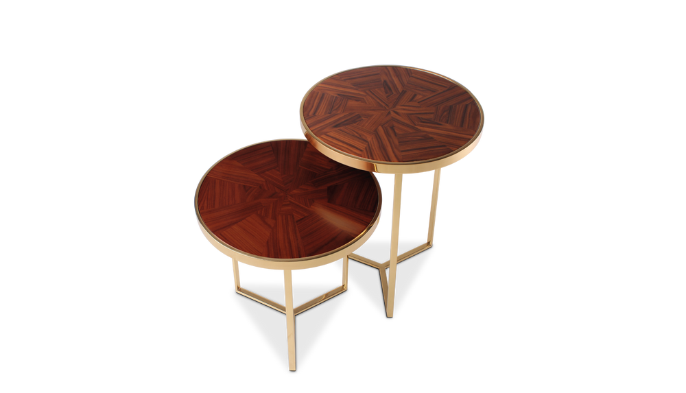 Dining Tables - Tarsia Side Table - MALABAR