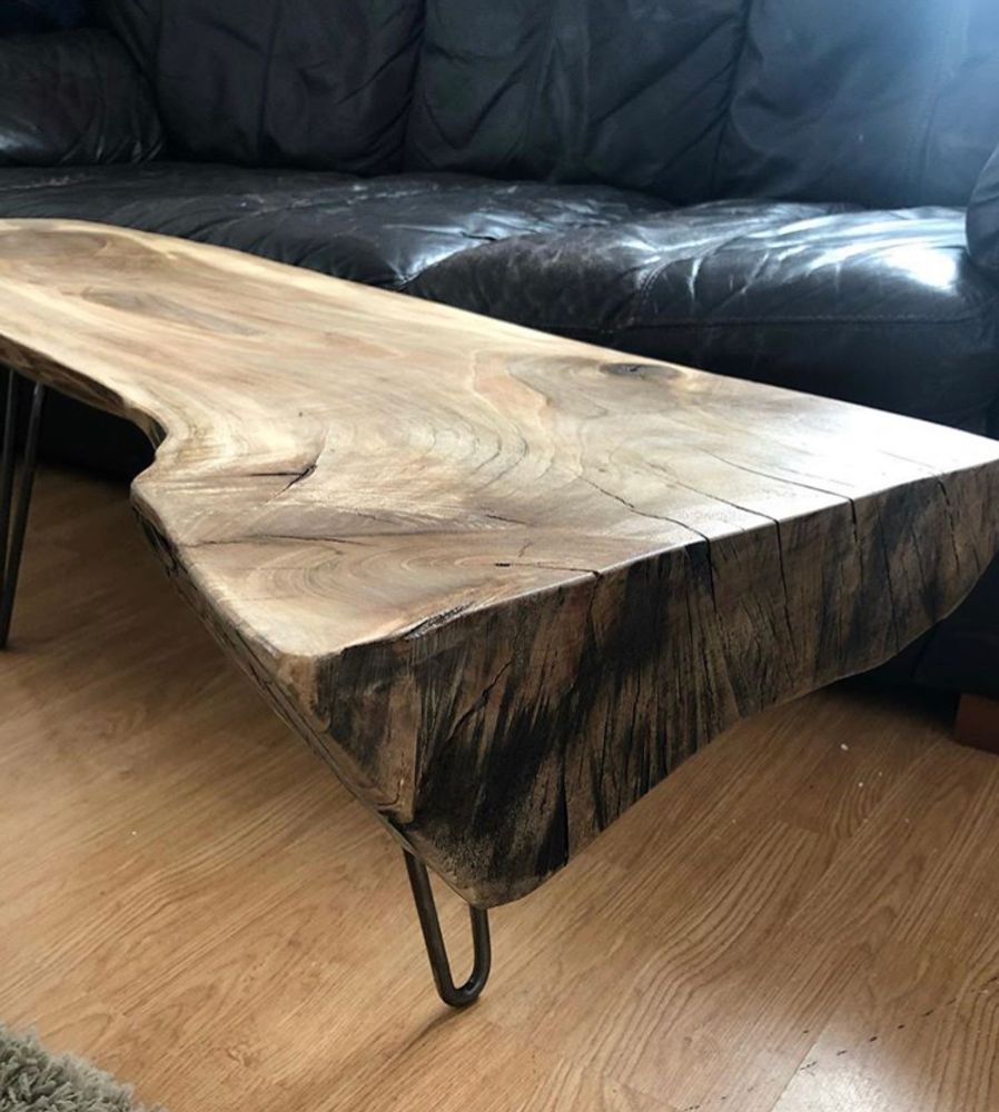 Consoles - Meuble TV en bois massif, noyer - MASIV_WOOD