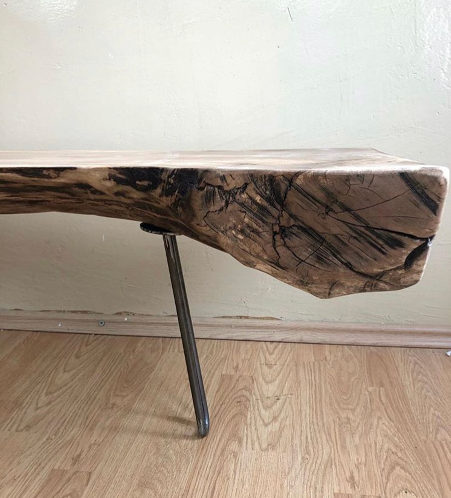 Consoles - Meuble TV en bois massif, noyer - MASIV_WOOD