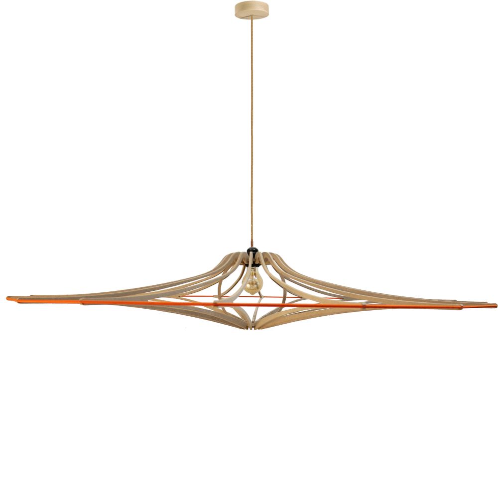 Hanging lights - SINGING BRUT suspension D124cm - RIF LUMINAIRES
