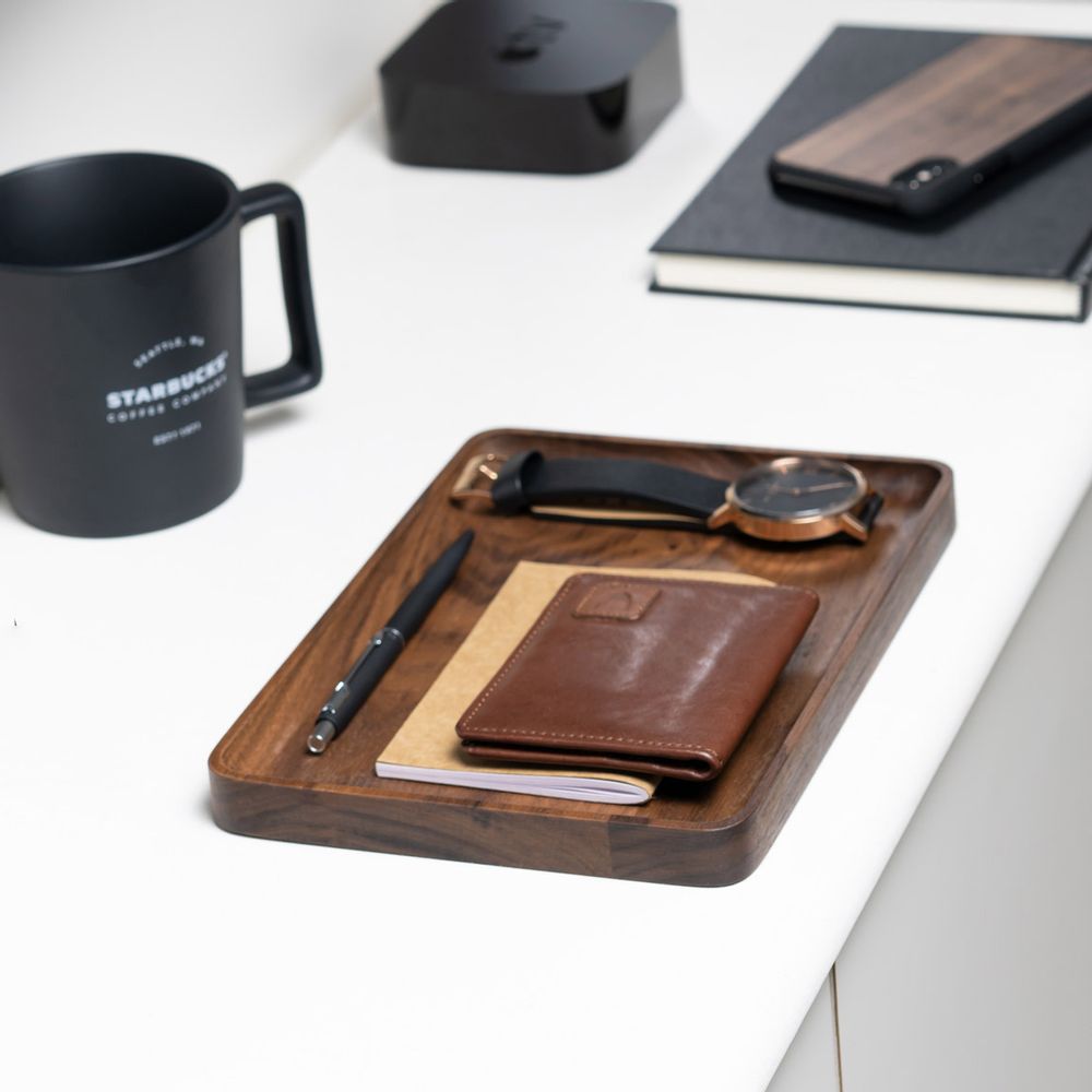 Stationery - Wooden Tray Organizer - OAKYWOOD