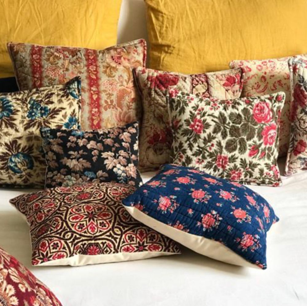 Unique pieces - Home collection removable cushions. - ROSE VELOURS
