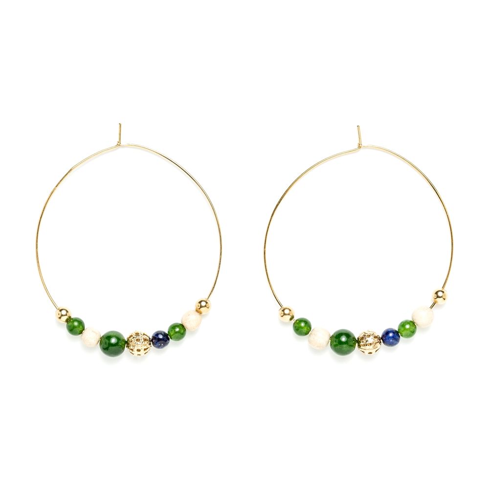 Jewelry - Donna Large Hoop Earrings - JOUR DE MISTRAL
