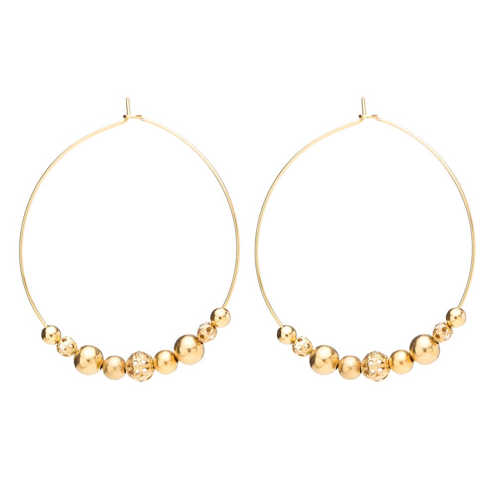Jewelry - Donna Large Hoop Earrings - JOUR DE MISTRAL