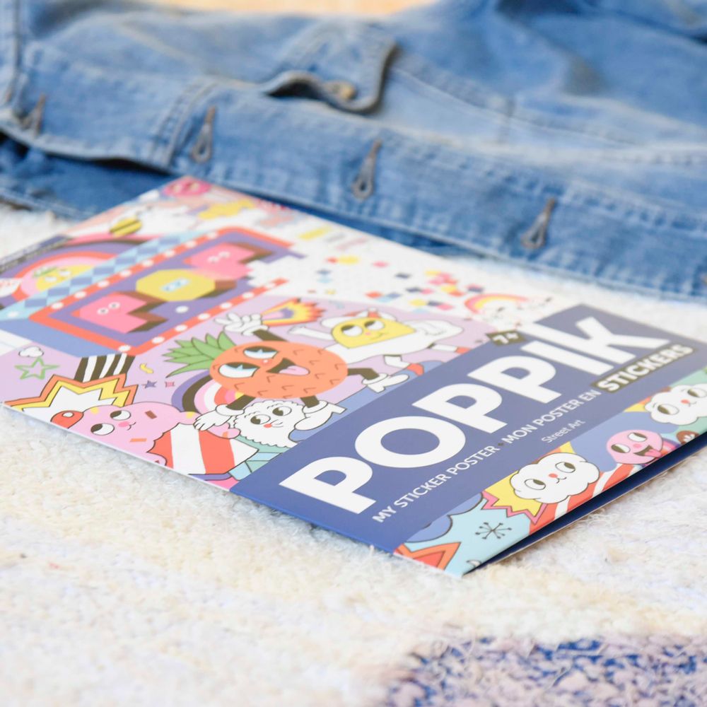 Children's games - Creative poster +1600 Stickers - STREET ART - POPPIK - BAYARD JEUNESSE