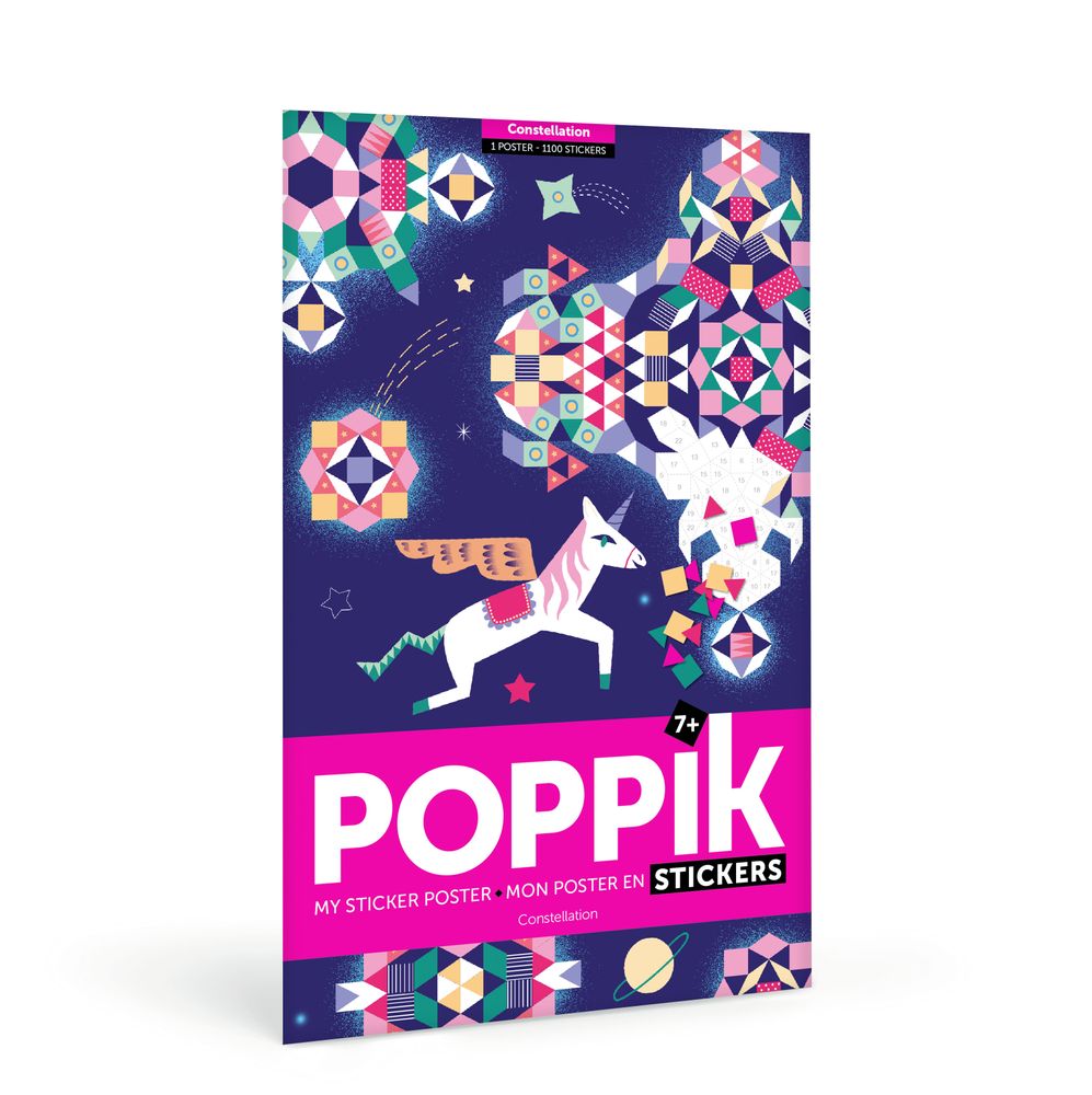 Children's games - Creative poster +1600 Stickers - STREET ART - POPPIK - BAYARD JEUNESSE