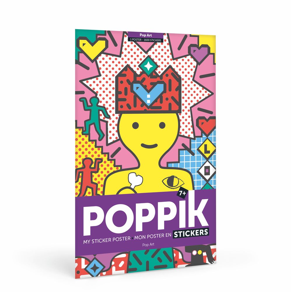 Children's games - Creative poster +1600 Stickers - STREET ART - POPPIK - BAYARD JEUNESSE