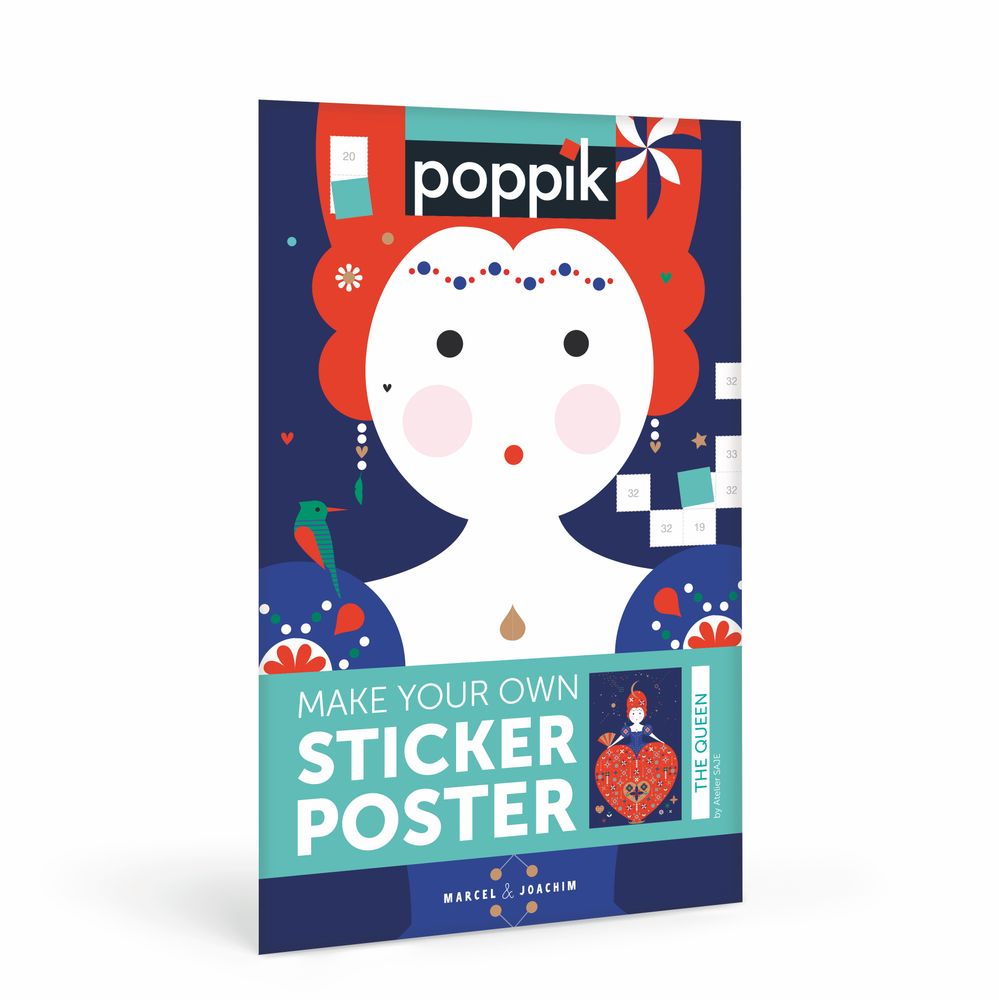 Children's arts and crafts - Creative poster + 1000 Stickers - MANDALAS - POPPIK - BAYARD JEUNESSE
