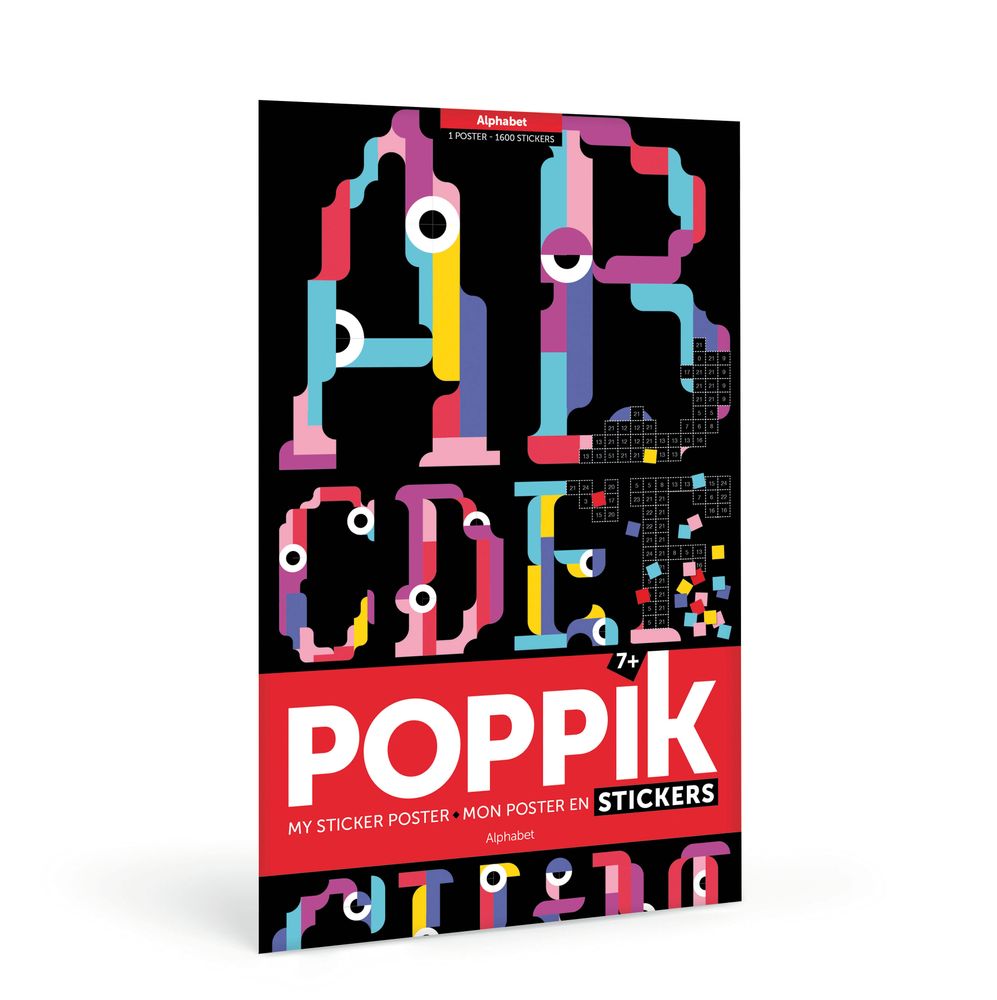 Children's arts and crafts - Creative poster + 1000 Stickers - MANDALAS - POPPIK - BAYARD JEUNESSE