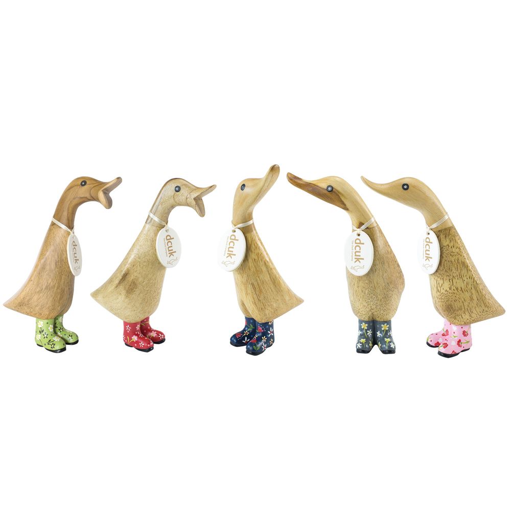 Homewear - Ducklings with Floral Welly Boots - DCUK