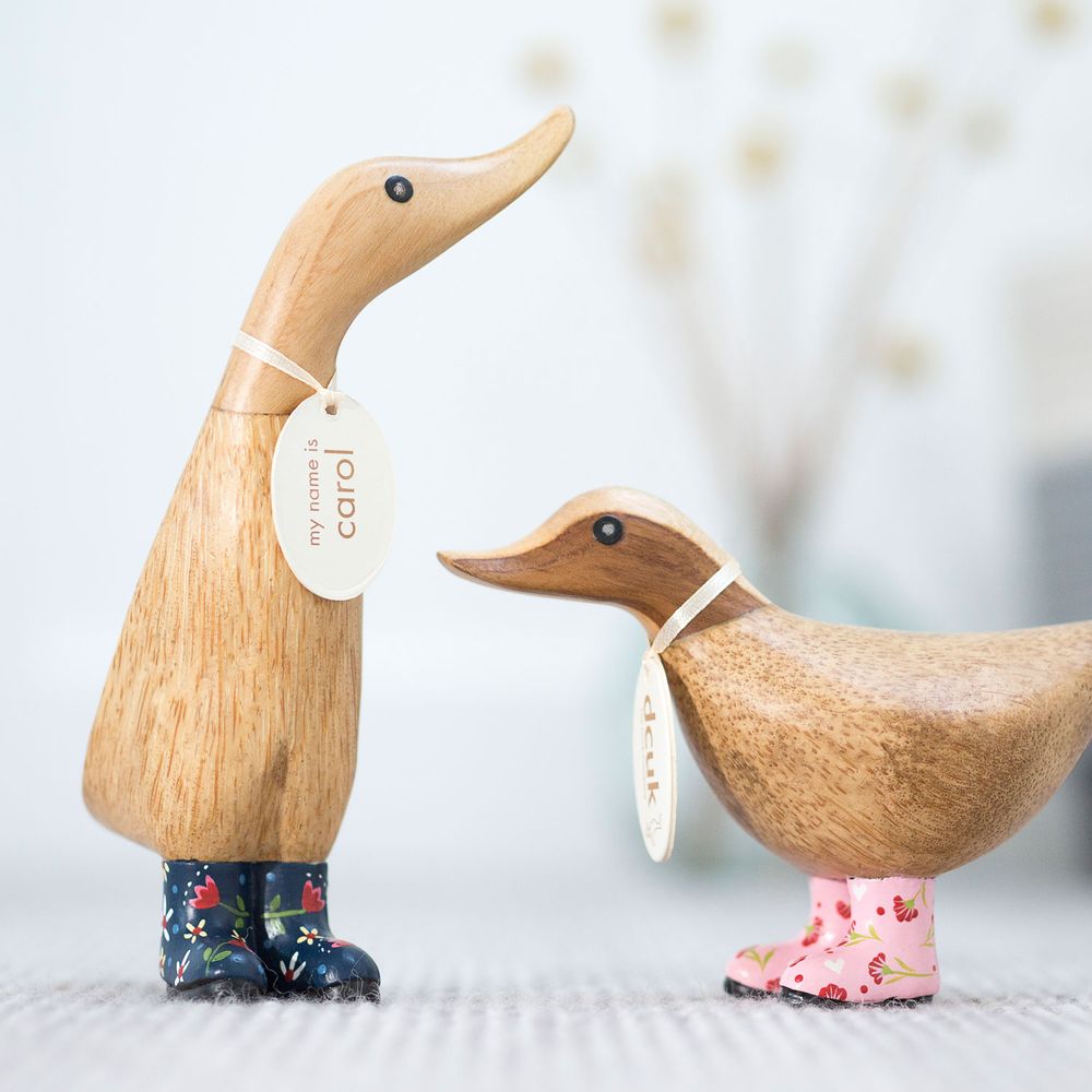 Homewear - Ducklings with Floral Welly Boots - DCUK