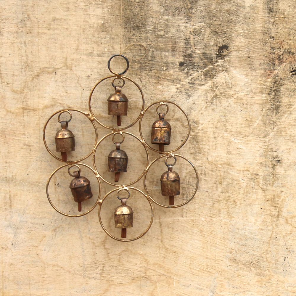 Decorative objects - Handmade cow bell instrument Windchimes - DE KULTURE WORKS