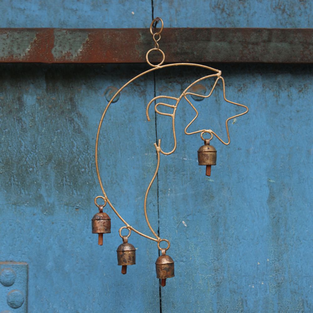 Decorative objects - Handmade cow bell instrument Windchimes - DE KULTURE WORKS
