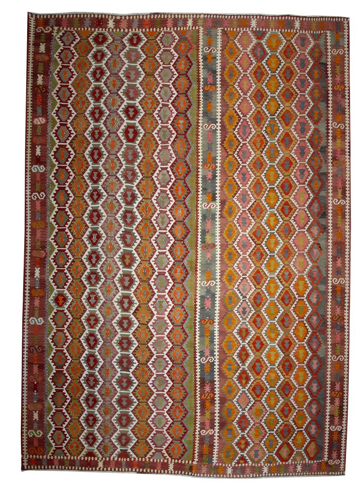 Classic carpets - VINTAGE TURKISH KILIM - OLDNEWRUG