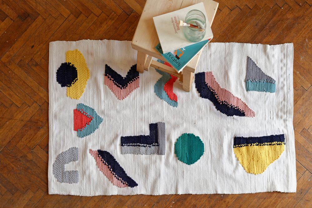Other wall decoration - HIEROGLYPH Rug SOLEIL rug: MOM SUSTAINABLE EDITION, SLOW DESIGN - TAKECAIRE