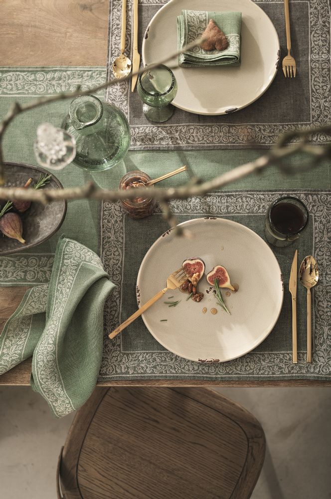 Kitchen linens - Napkin Medici - LEITNER LEINEN