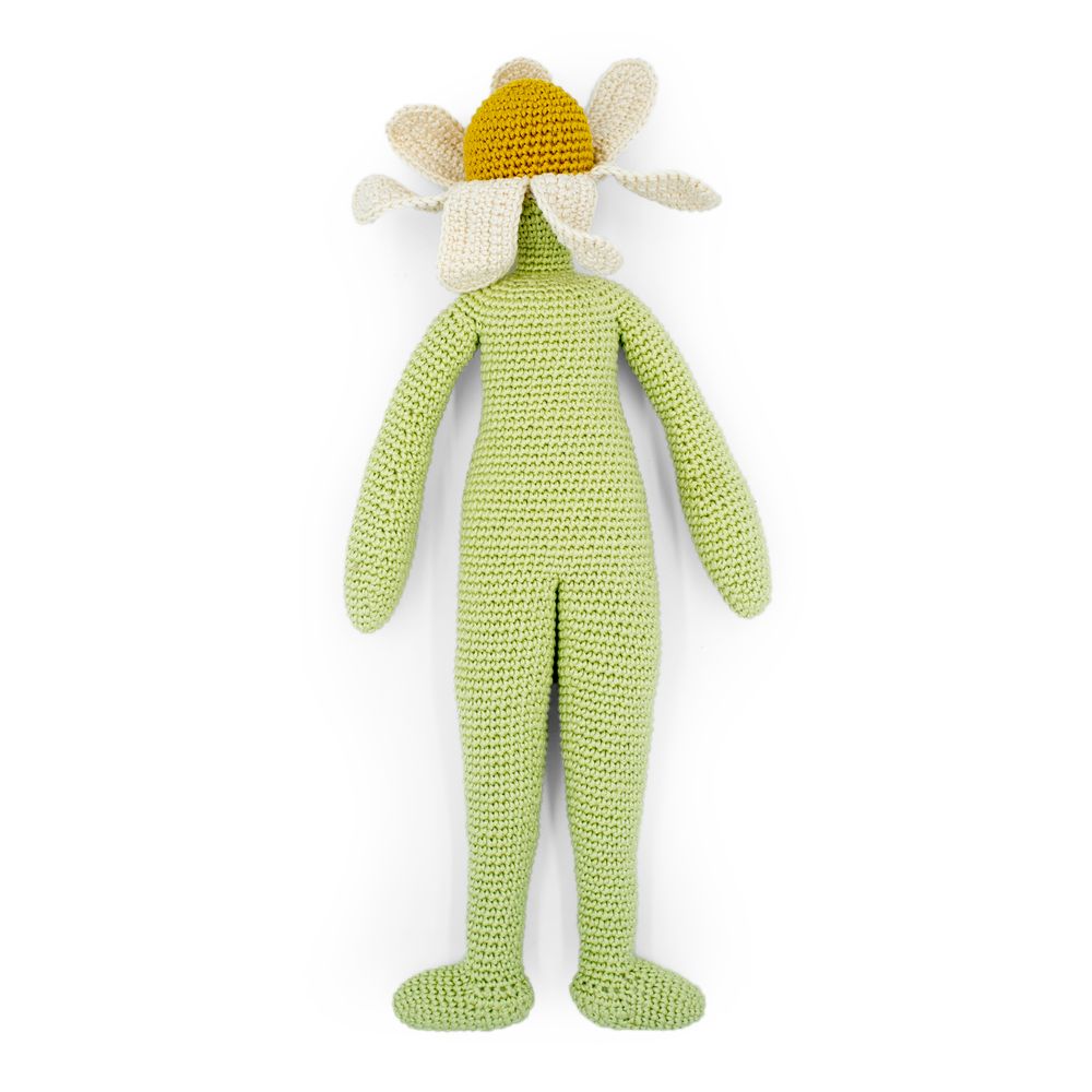Décorations florales - CAMILLE CAMOMILLE - POUPÉE FLEUR MEDIUM EN COTON BIO - MYUM - THE VEGGY TOYS