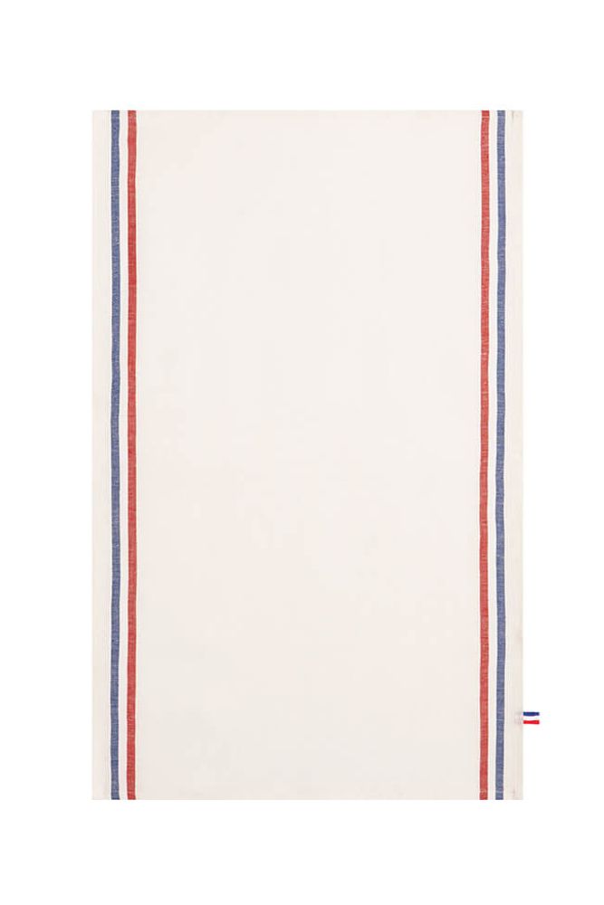 Torchons textile - Tricolore Blanc / Torchon lin - COUCKE