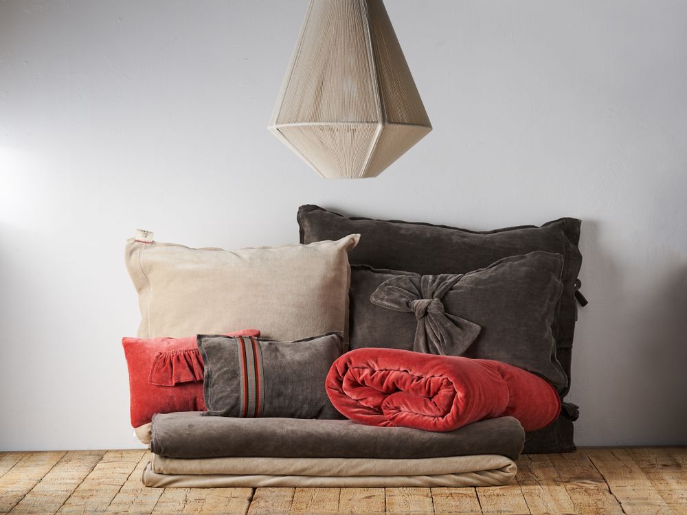 Coussins textile - Coussin velours déco Bekume - BEKUME