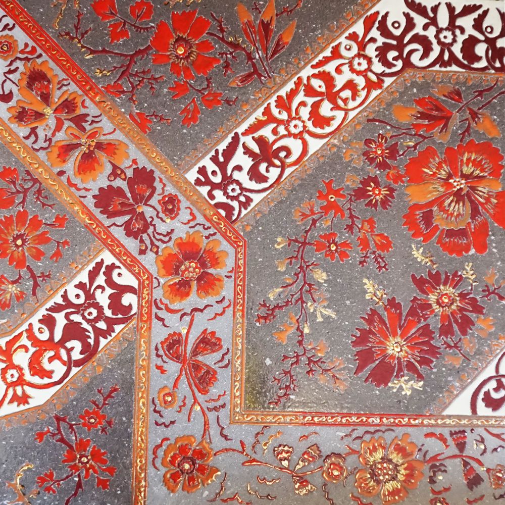 Tables basses - Tables basses en lave émaillée fleuries en lave émaillée - ATELIER PÉPITE DE LAVE