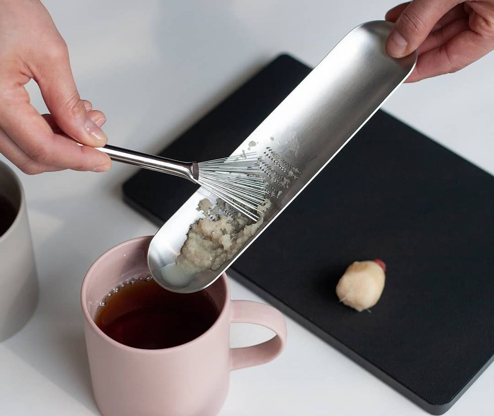 Kitchen utensils - Hake brush for Oros stainless steel graters - EAToco/YOSHIKAWA collection - ABINGPLUS