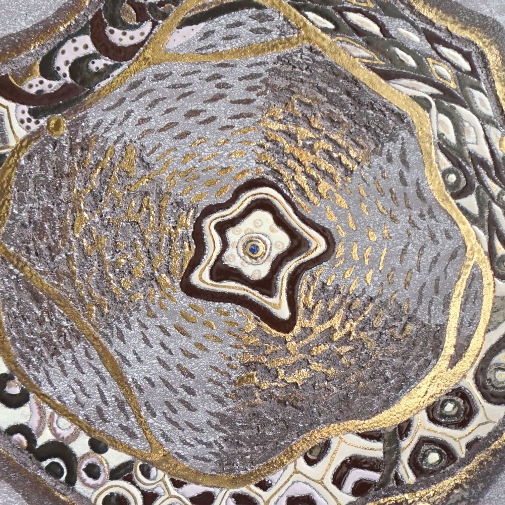 Other wall decoration - Lava flower wall creations, enamelled lava - ATELIER PÉPITE DE LAVE