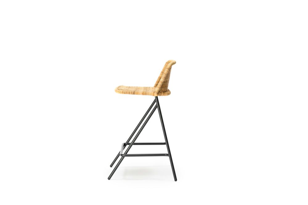 Tabourets pour collectivités - Kakī tabouret avec dossier hs 66 intérieur | tabourets - FEELGOOD DESIGNS