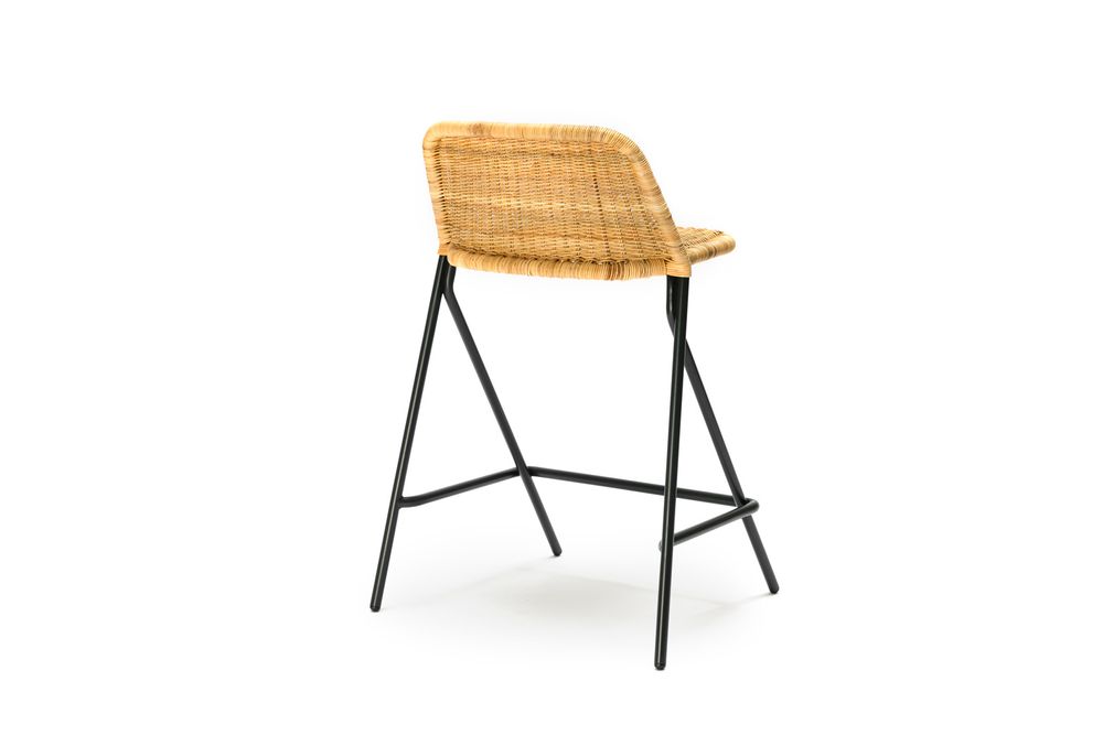 Tabourets pour collectivités - Kakī tabouret avec dossier hs 66 intérieur | tabourets - FEELGOOD DESIGNS