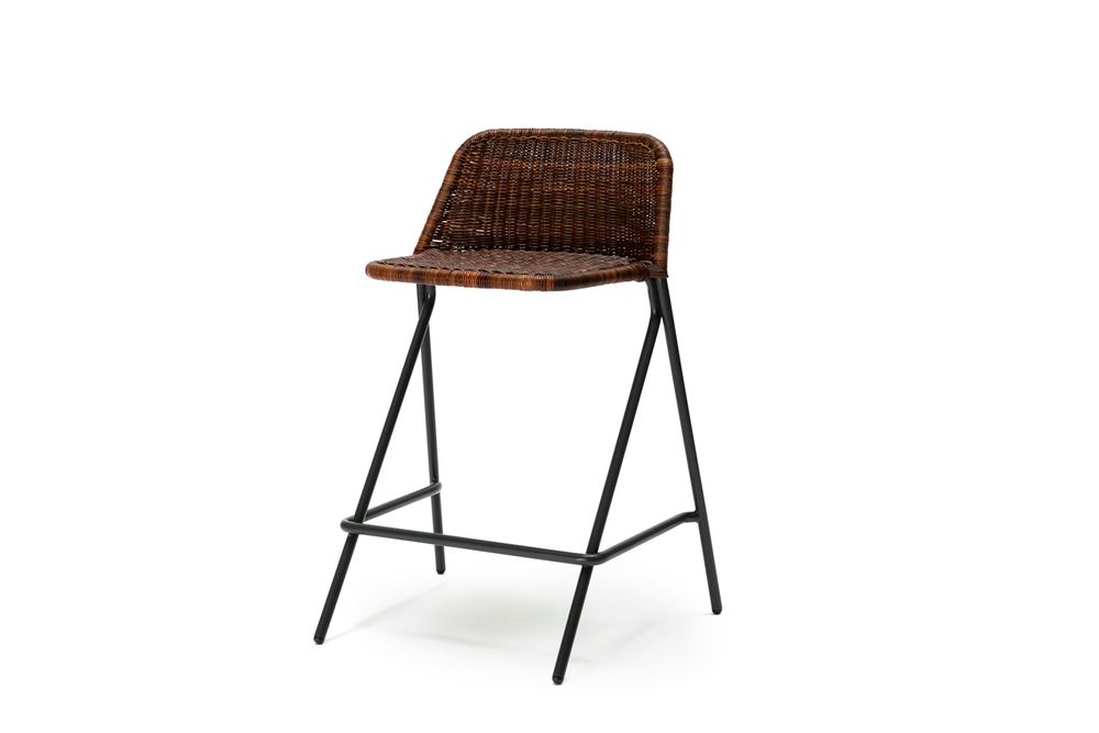 Tabourets pour collectivités - Kakī tabouret avec dossier hs 66 intérieur | tabourets - FEELGOOD DESIGNS