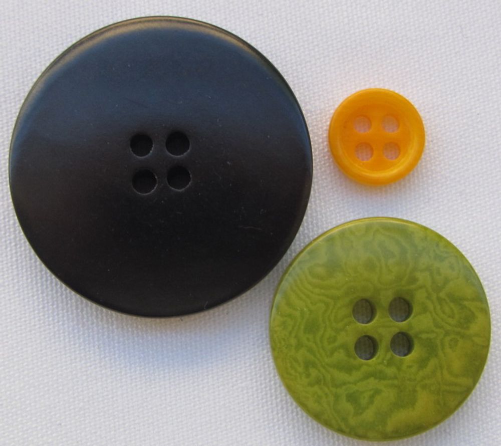 Prêt-à-porter - Boutons ronds en corozo. Ivoire végétal ou Tagua - TIERRATAGUA & CREATIERRA