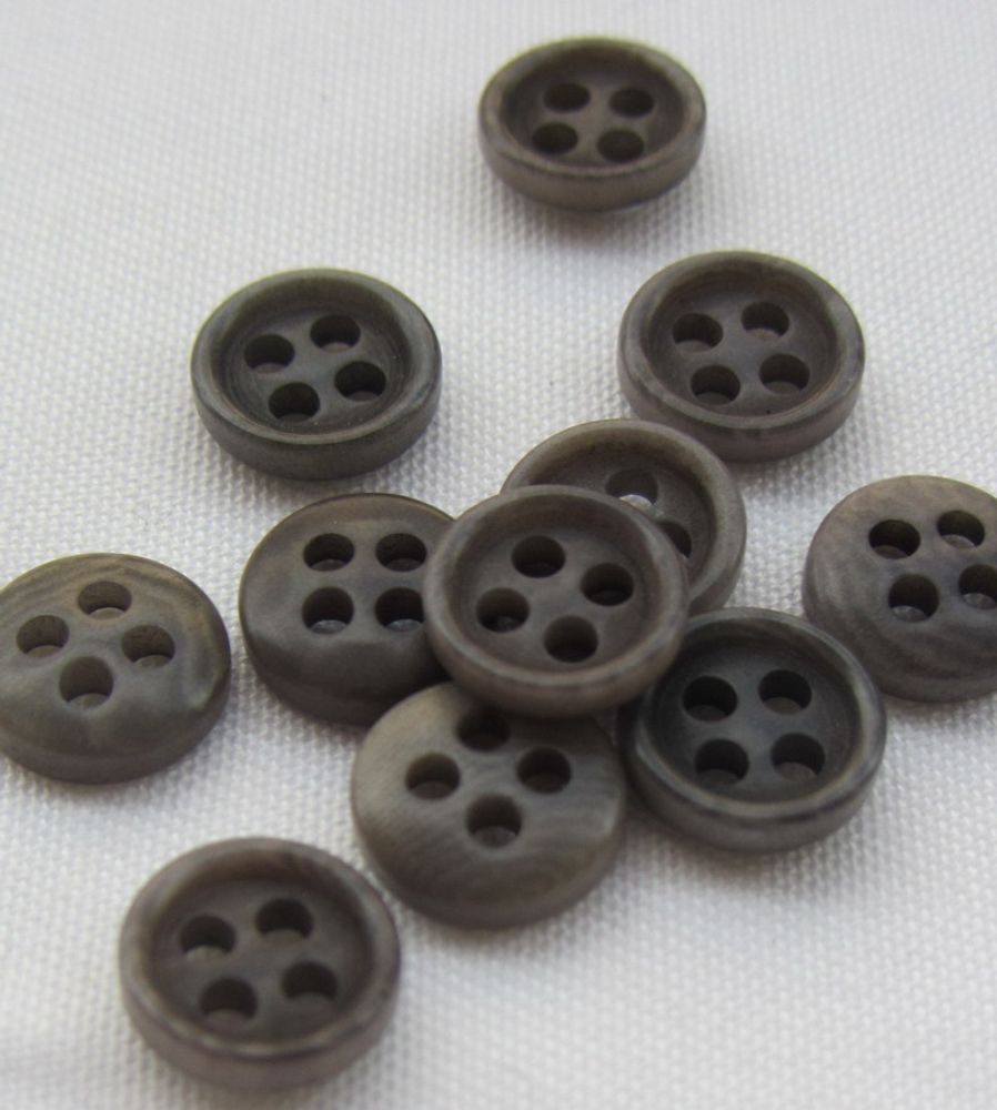 Prêt-à-porter - Boutons ronds en corozo. Ivoire végétal ou Tagua - TIERRATAGUA & CREATIERRA