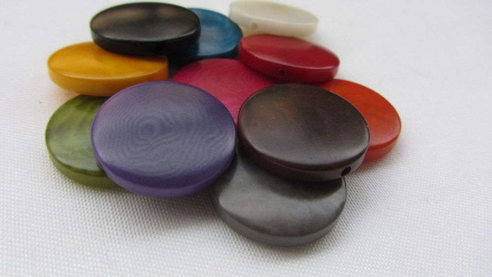 Quincaillerie d'art - Pastilles en ivoire végétal. Tagua - TIERRATAGUA & CREATIERRA