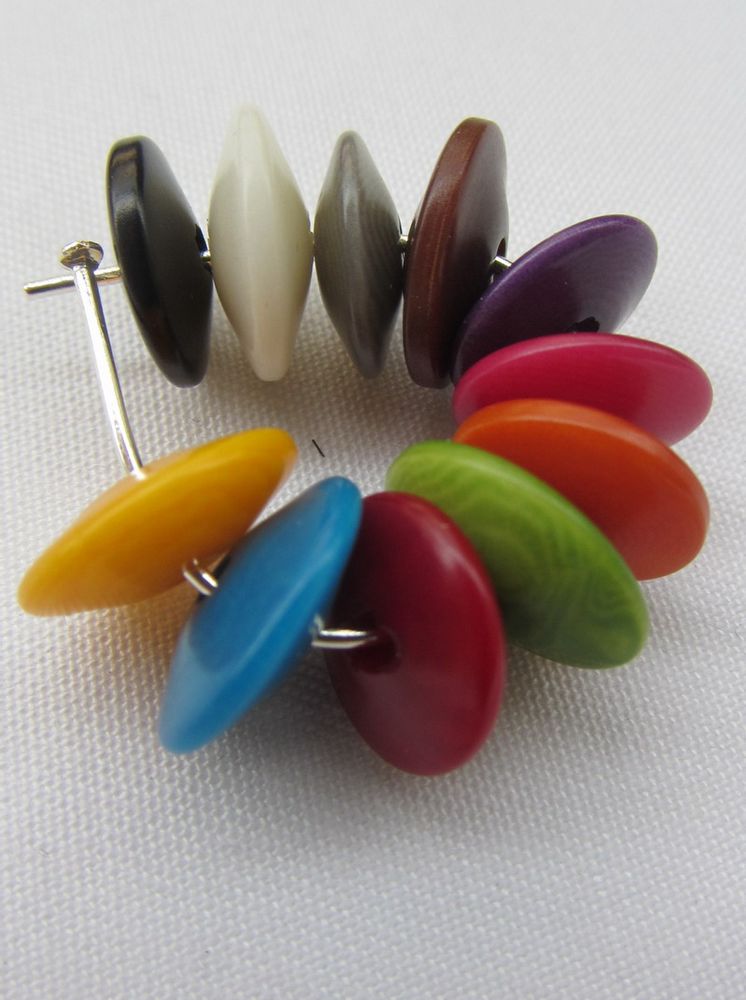 Quincaillerie d'art - Pastilles en ivoire végétal. Tagua - TIERRATAGUA & CREATIERRA