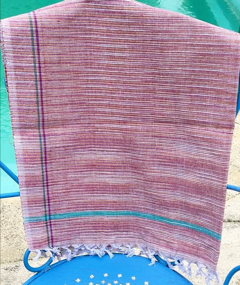 Paréos - SERVIETTE KHADI FAIT À LA MAIN - PECHAAN