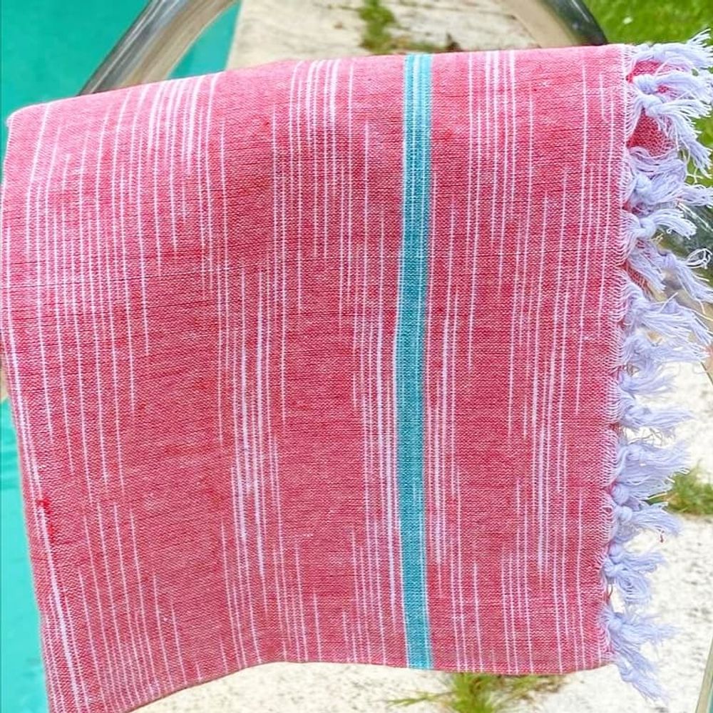 Paréos - SERVIETTE KHADI FAIT À LA MAIN - PECHAAN