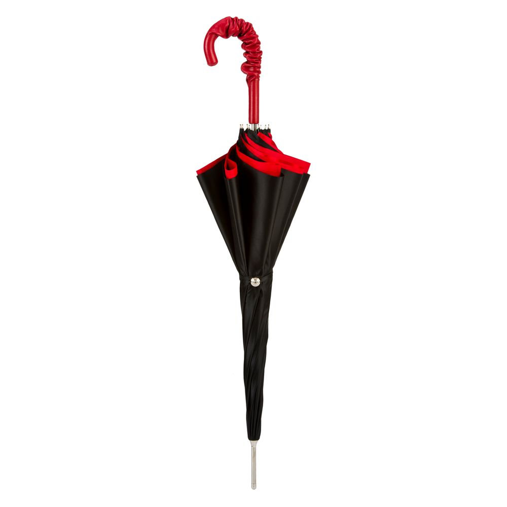 Petite maroquinerie - PARAPLUIE AVEC APPLICATIONS ROSES ROUGES - PASOTTI