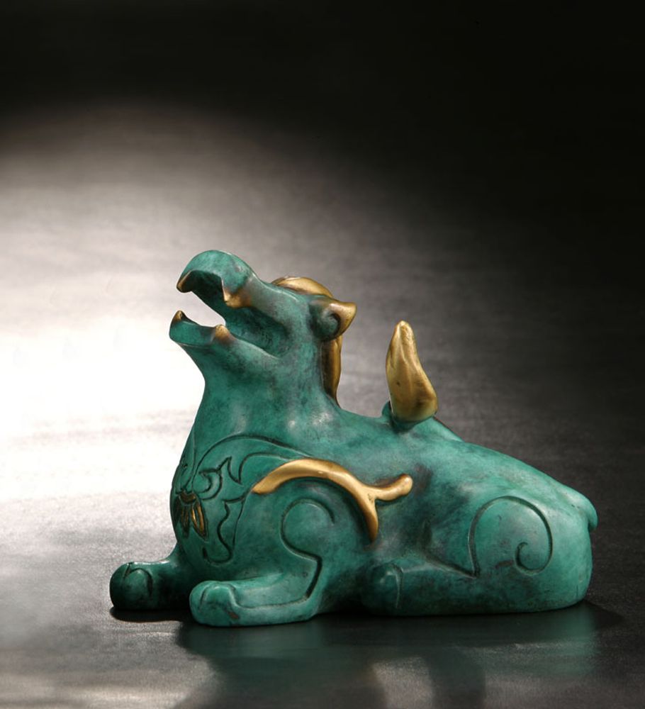 Sculptures, statuettes and miniatures - Plentiful (Pi-Xiu) Bronze Sculpture - GALLERY CHUAN