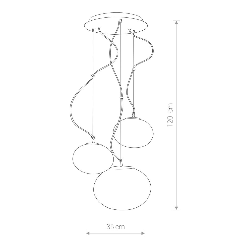 Suspensions - suspension lampe NUAGE III - NOWODVORSKI LIGHTING