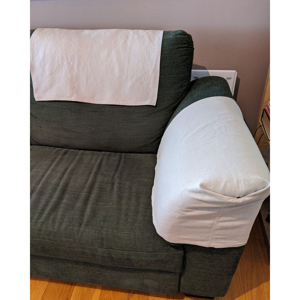 Fauteuils - Grandes protections lavables pour chaise et canapé. - FERGUSON'S IRISH LINEN
